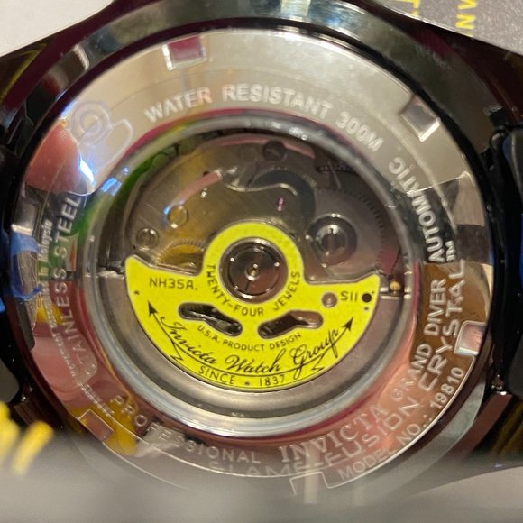 Invicta Pro Diver Automatic Mens Watch - 47mm Stainless Steel Case, Stainless St - Picture 6 of 8